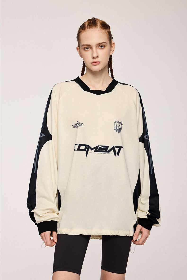 SPORTY COMBAT STYLE LONG SLEEVE STREETWEAR