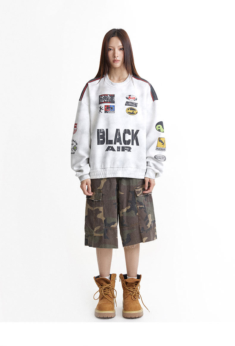 DYED SWEETER BLACKAIR STREETWEAR TEENAGER