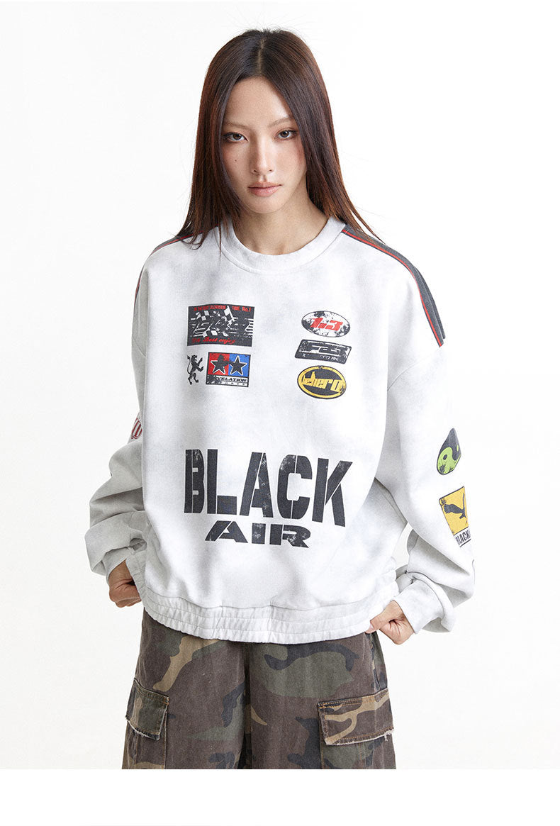 DYED SWEETER BLACKAIR STREETWEAR TEENAGER